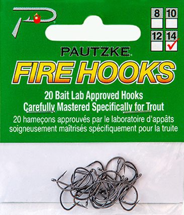 Pautzke Fire Hooks - Size 14