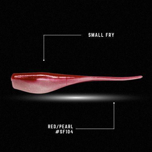 Crappie Monster Small Fry - Red/Pearl