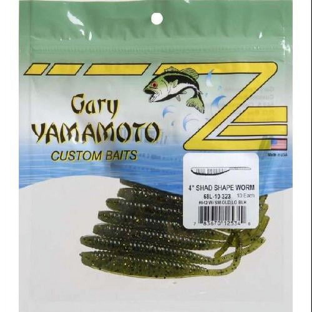 Yamamoto Fat Shad Shape Worm soft plastic fishing bait