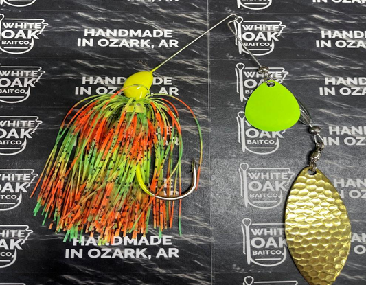 White Oak Bait Co. Colored Tandem Spinnerbaits