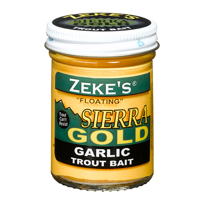 ZEKE'S SIERRA GOLD FLOATING TROUT BAIT - Garlic/Yellow