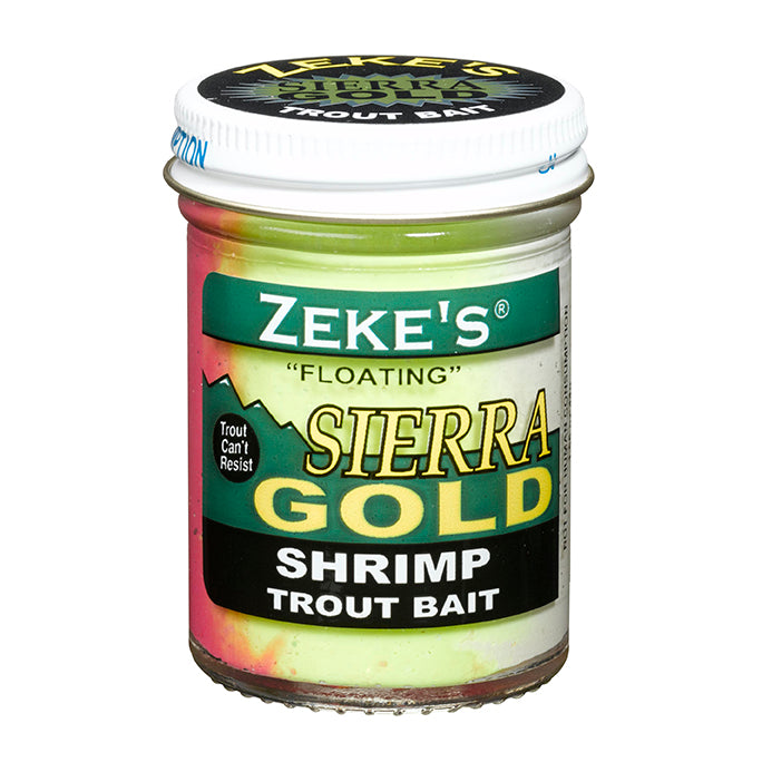 ZEKE'S SIERRA GOLD FLOATING TROUT BAIT - Shrimp Cocktail