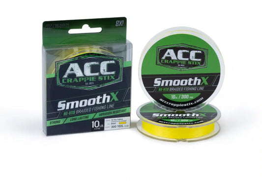 ACC Crappie SmoothX - 20lb Braided Fishing Line 300 Yards