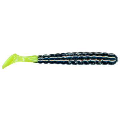 Charlie Brewer Slider 3" Grub - Bass Stripe Walleye
