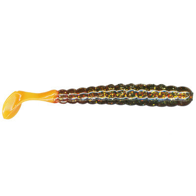 Charlie Brewer Slider 3" Grub - Bass Stripe Walleye