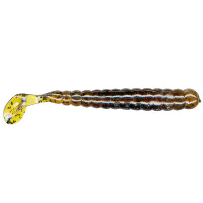Charlie Brewer Slider 3" Grub - Bass Stripe Walleye
