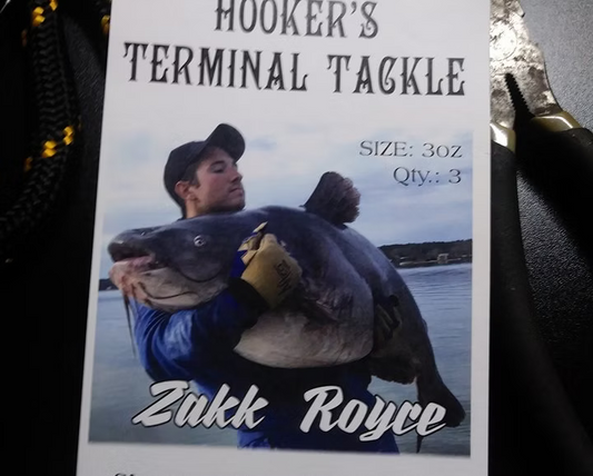 Hookers Terminal Tackle Zakk Royce Drag Weights