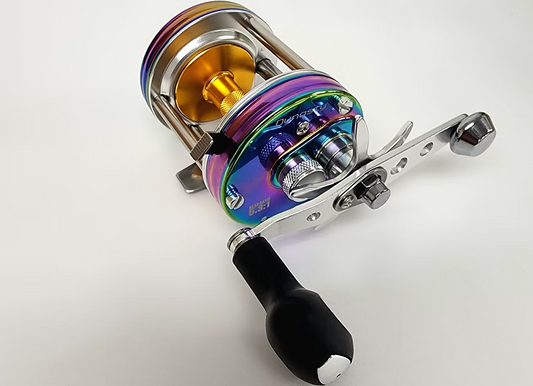 Hookers Terminal Tackle - 6500 Wide / Right Hand / Titanium