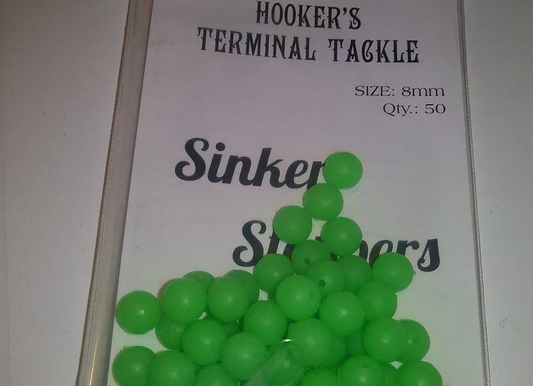 Hookers Terminal Tackle Rubber Sinker Stopper Beads