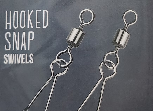 Hookers Terminal Tackle Hooked Snap Swivels