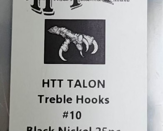 Hookers Terminal Tackle - #10 25pk Black Nickel