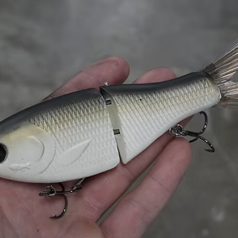 Clutch Swimbaits Eco Glide Bait - Steel Shad