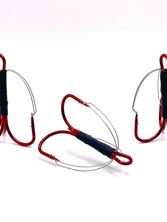 Draggin Master Triple Stinger Weedless Treble Hooks