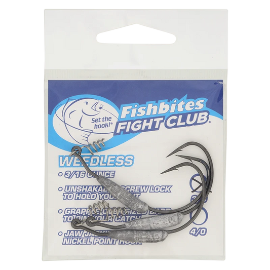 Fishbites Fight Club Weighted Weedless Hooks