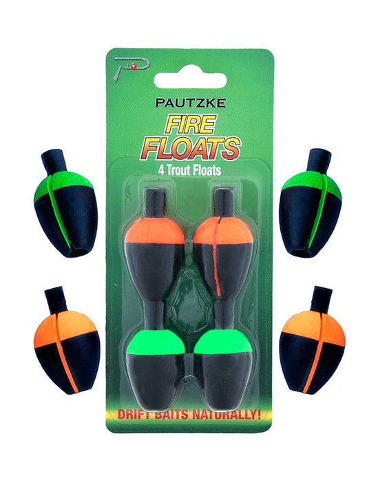 Pautzke Fire Floats - Small 4 Pack