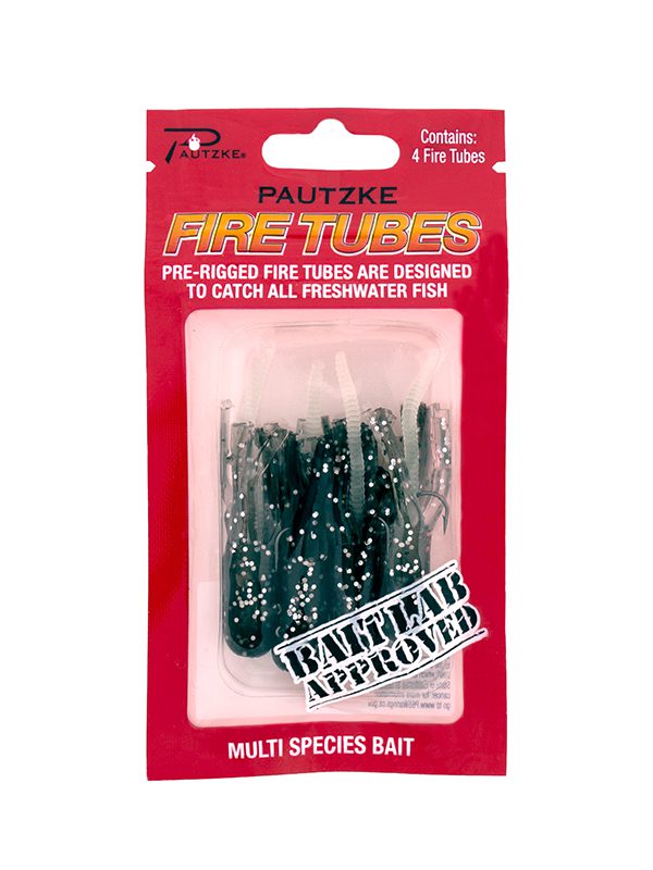 Pautzke Fire Tubes - Black Shad