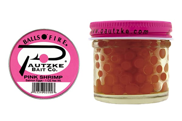 Pautzke Balls O' Fire Salmon Eggs - Pink Shrimp