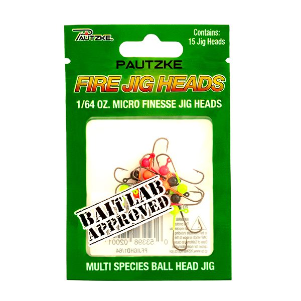 Pautzke Fire Jig Heads - 1/64 oz