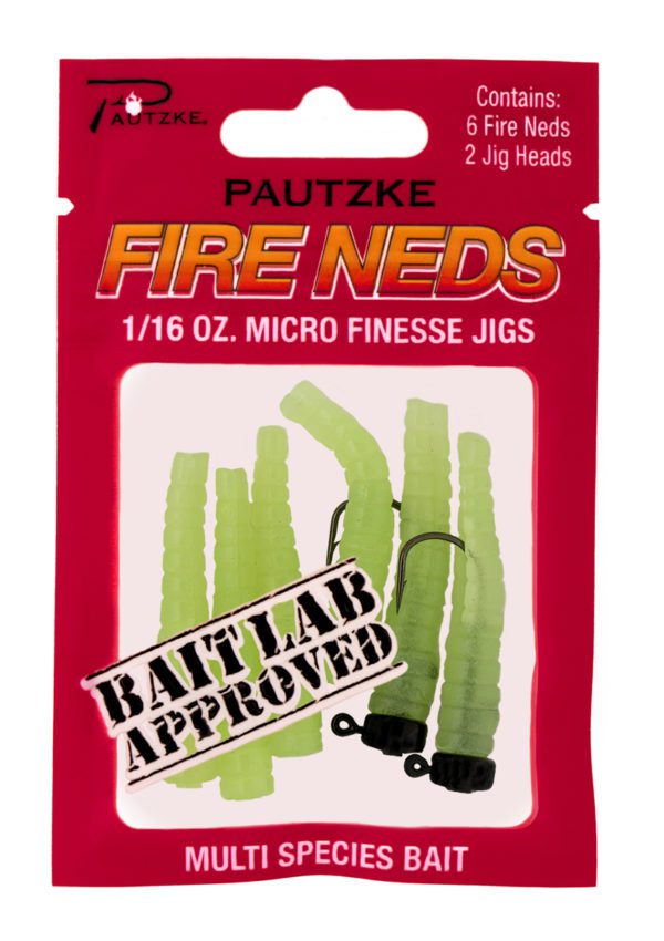 Pautzke Fire Neds - Glow (1/16 oz)