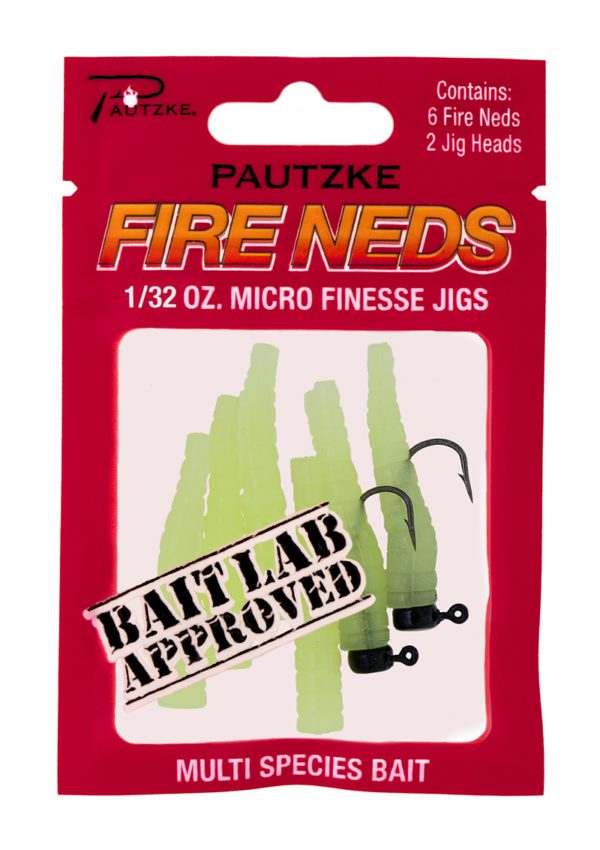 Pautzke Fire Neds - Glow (1/32 oz)