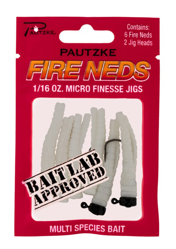 Pautzke Fire Neds - White (1/16 oz)