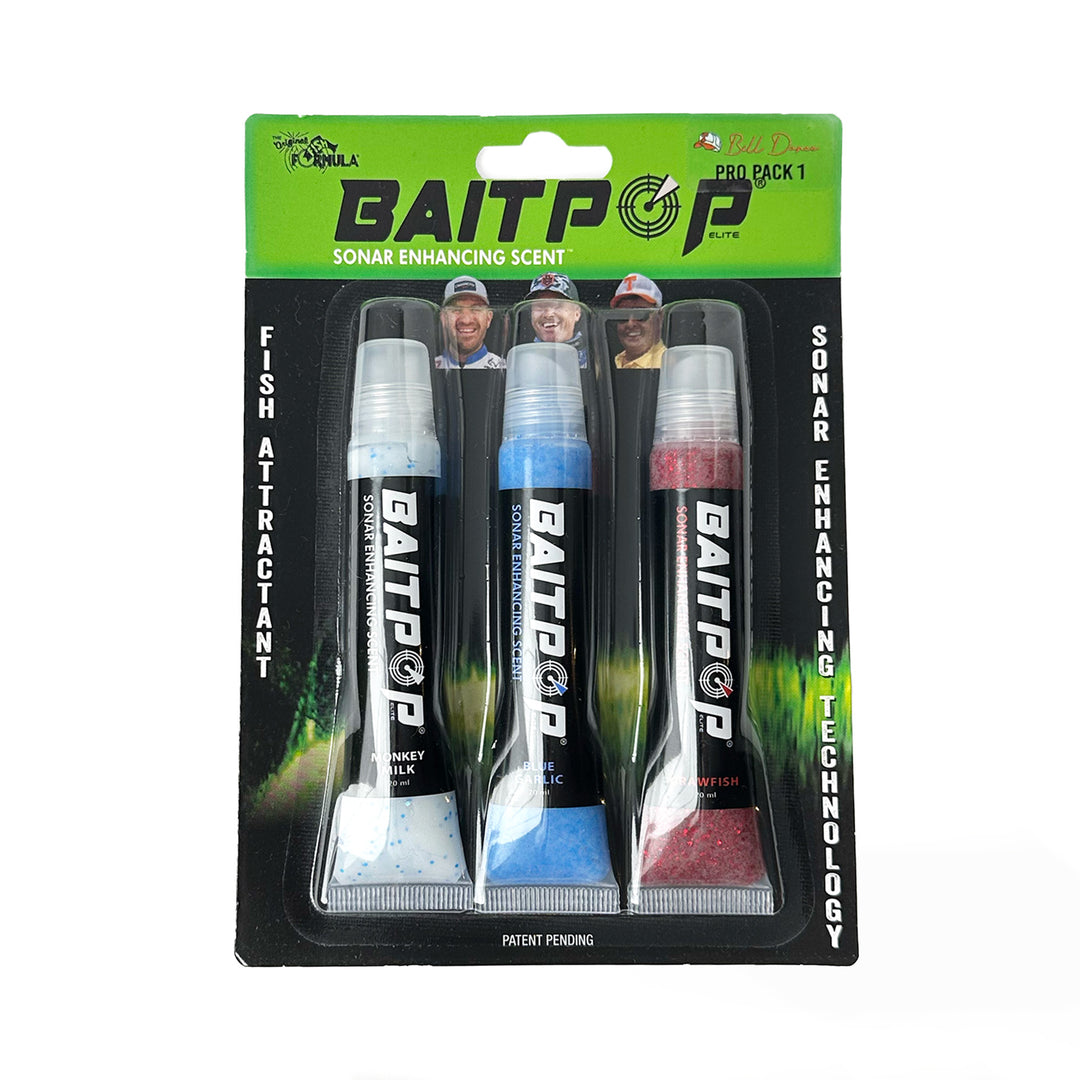 Bill Dance Legend Pack 1 BaitPop Elite three-tube assortment