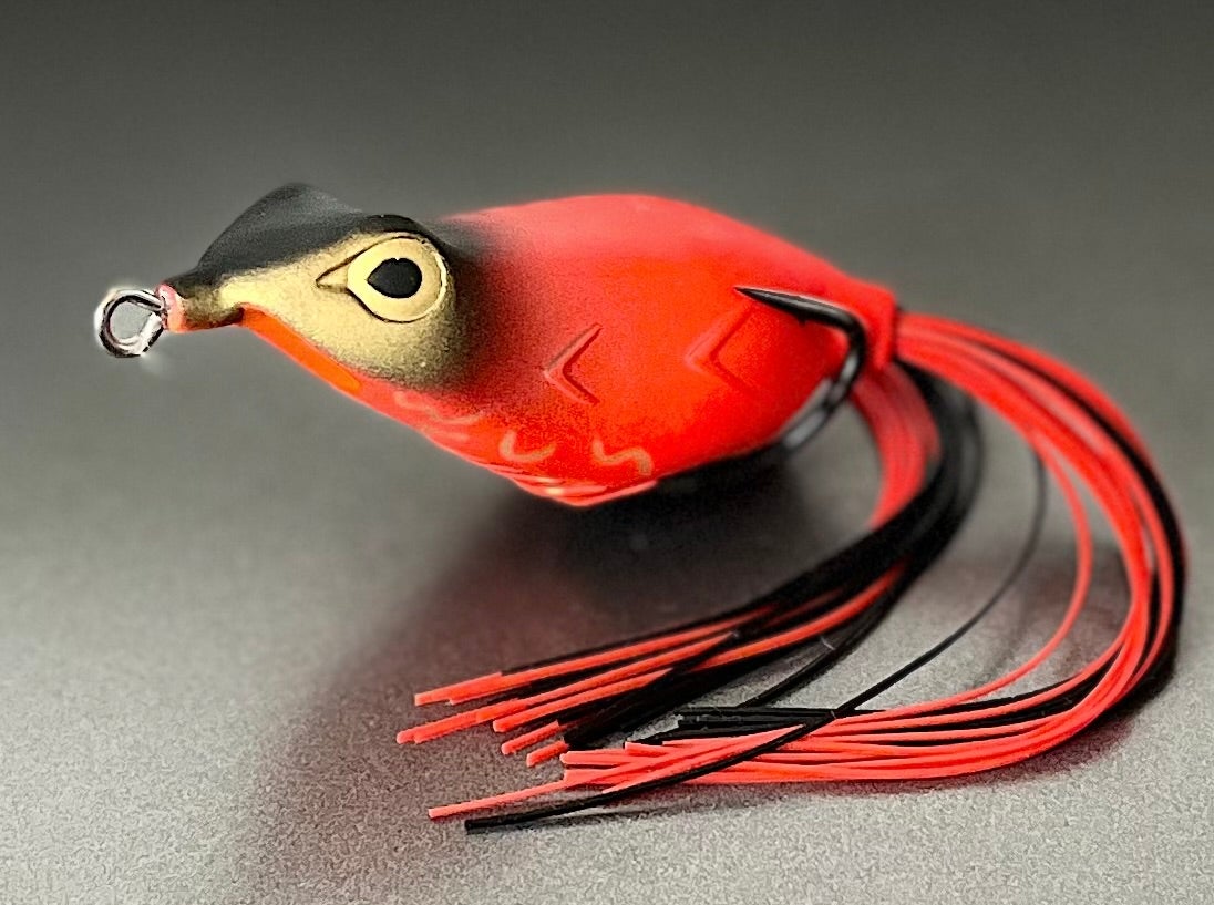 Copper Red Baits Wave Frog - Rayburn Red