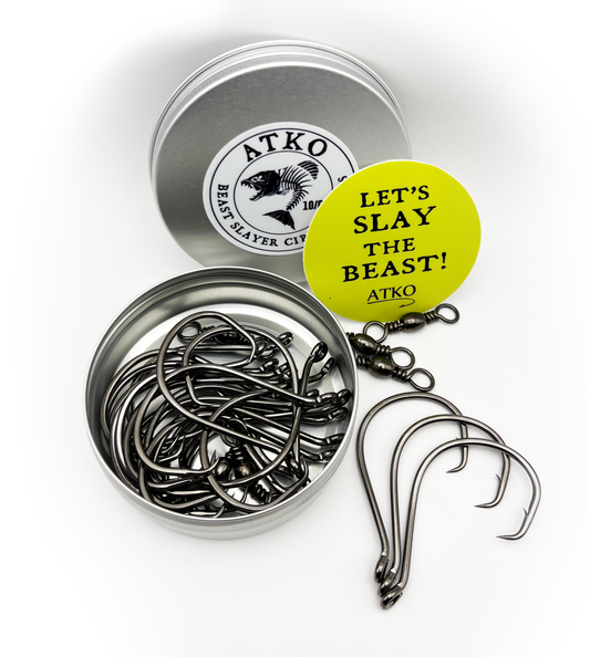 ATKO Fishing Beast Slayer Circle Hooks - #2
