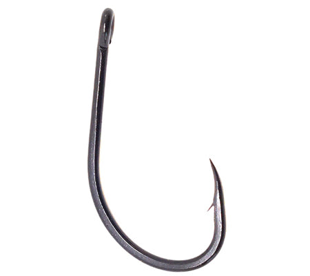 DAIICHI D73 BIG MOE BAIT HOOK, REVERSED, STRAIGHT EYE, BLACK NICKEL