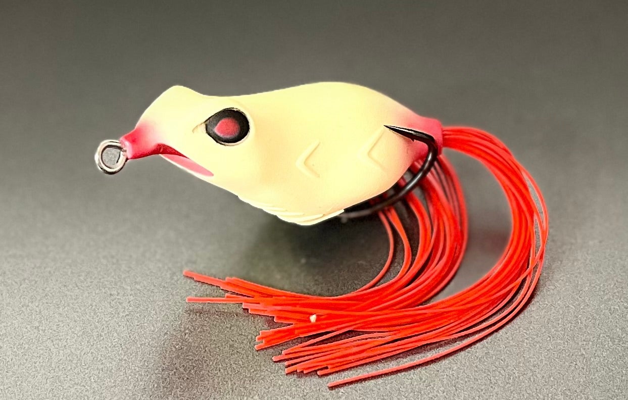Copper Red Baits Wave Frog - Bone