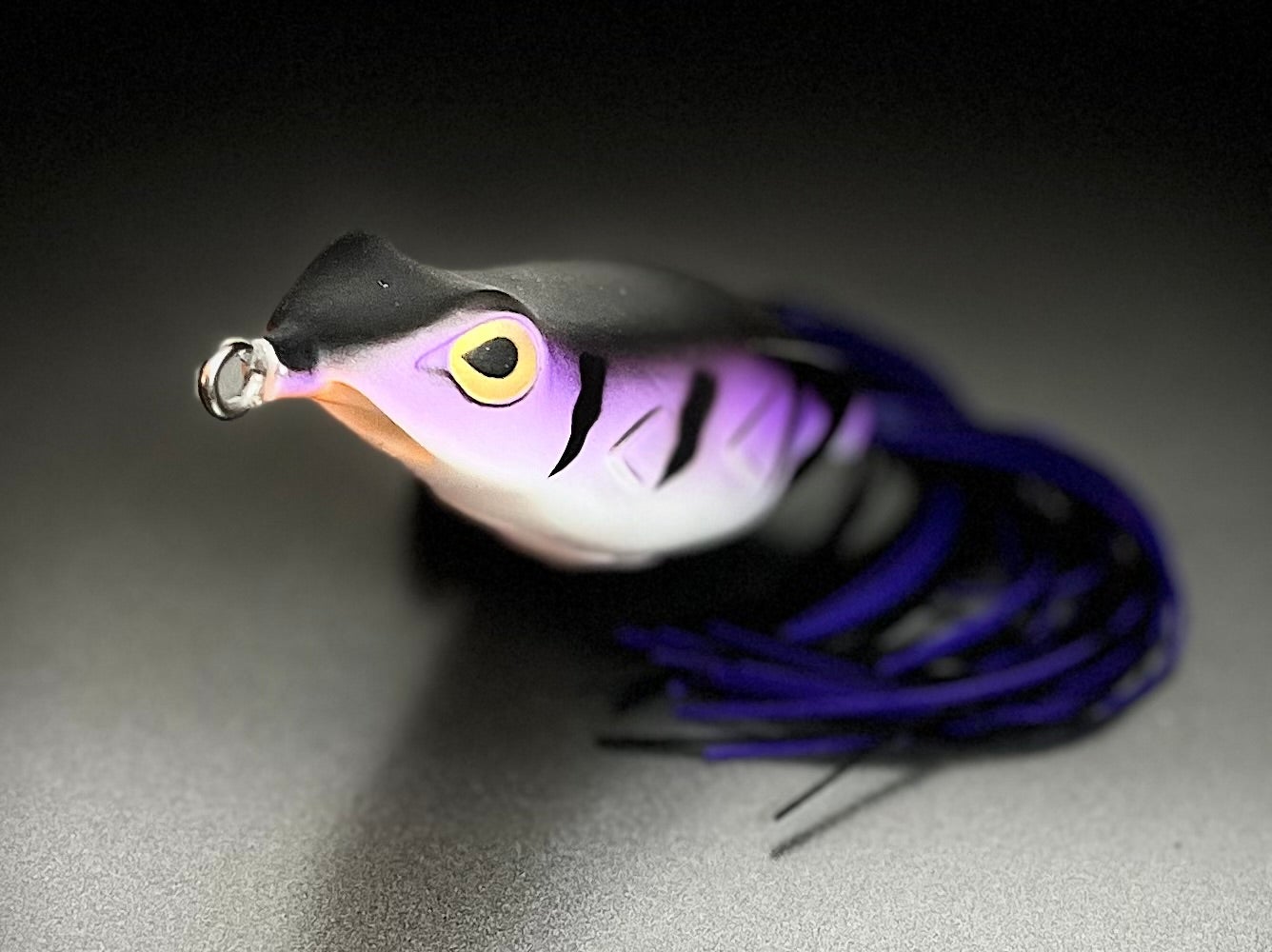Copper Red Baits Wave Frog - Purple Mat Shad