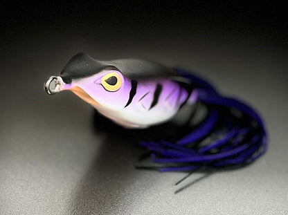 Copper Red Baits Wave Frog - Purple Mat Shad