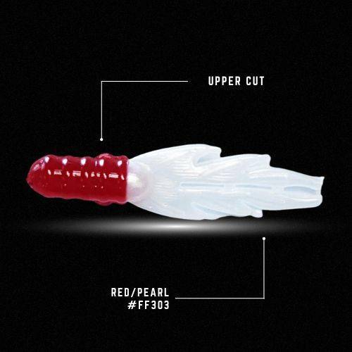 Crappie Monster Upper Cut - Red/Pearl