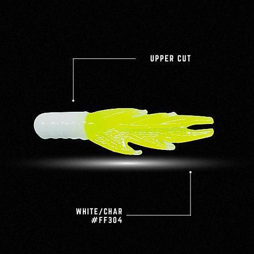 Crappie Monster Upper Cut - White/Chartreuse