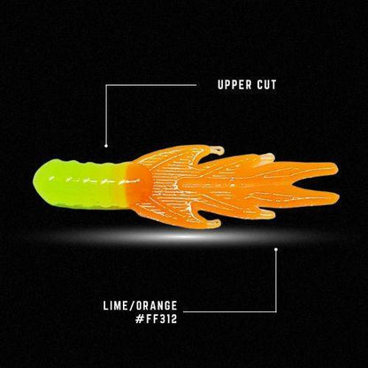 Crappie Monster Upper Cut - Lime/Orange