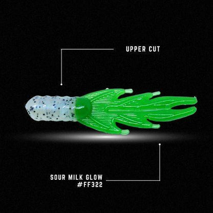 Crappie Monster Upper Cut - Sour Milk Glow
