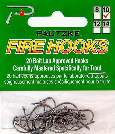 Pautzke Fire Hooks - Size 10
