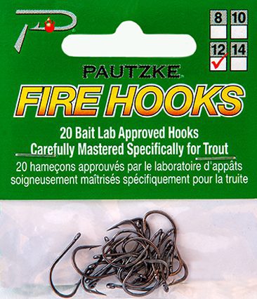 Pautzke Fire Hooks - Size 12
