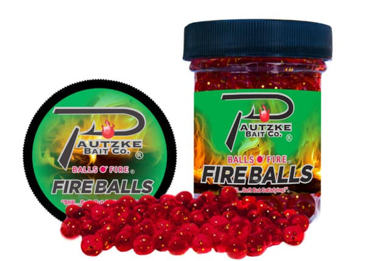 Pautzke Fire Balls - Red Glitter