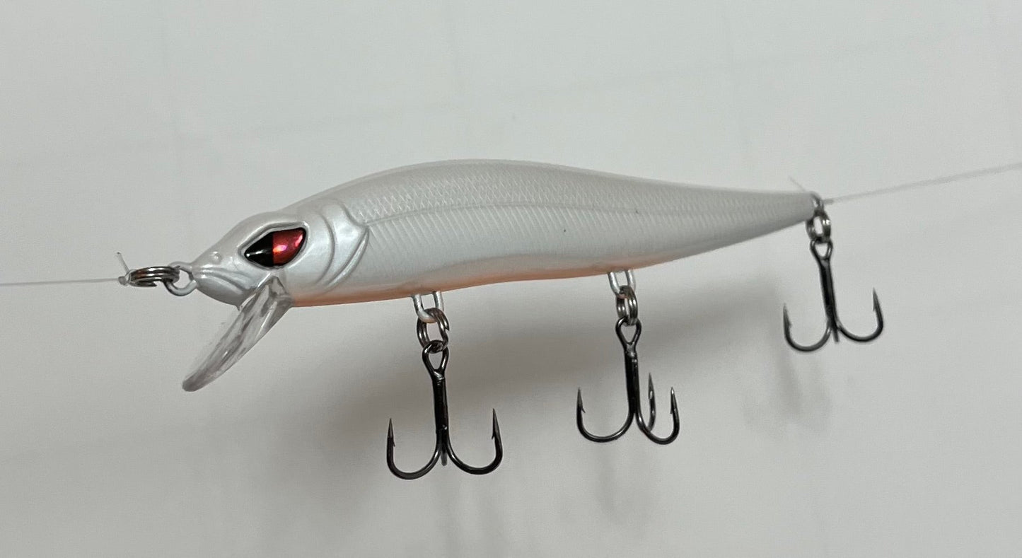 Copper Red Baits Jonah 1:17 Jerkbait - Pearl