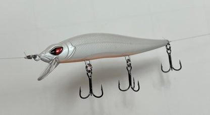 Copper Red Baits Jonah 1:17 Jerkbait - Pearl