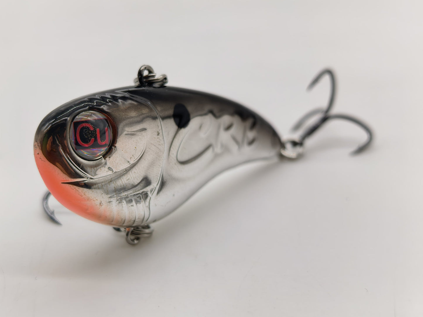Copper Red Baits Snatchin' Shad Rattling - 1/2 oz - Chrome & Black