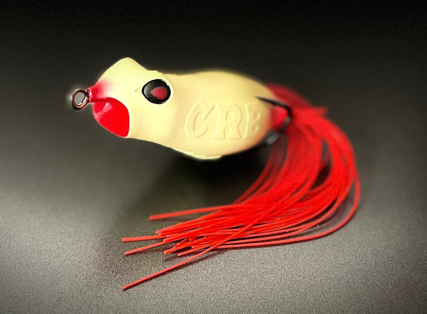 Copper Red Baits Loud Mouth Frog - Bone