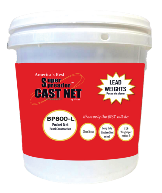 Fitec BP-800L Super Spreader Pocket Nets