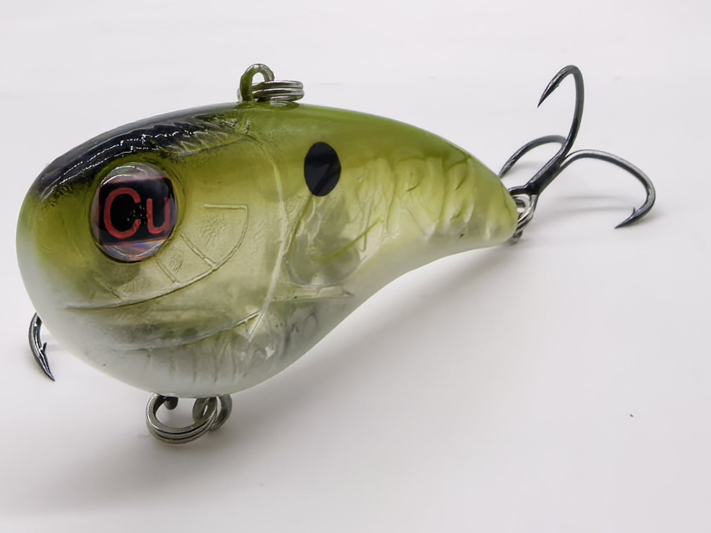 Copper Red Baits Snatchin' Shad Silent - 1/2 oz - Green Halo