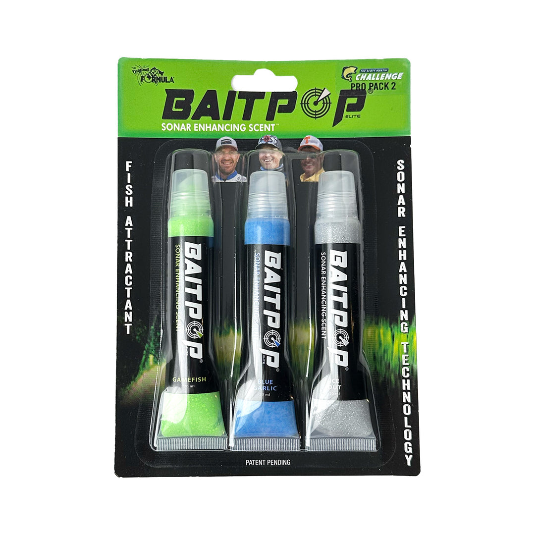 Scott Martin Pro Pack 2 BaitPop Elite three-tube assortment