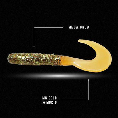 Crappie Monster Mega Grub - Icicle