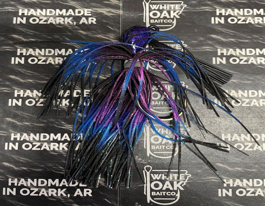 White Oak Bait Co. - 1/2 oz / Black Blue Fuchsia / Standard