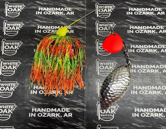 White Oak Bait Co. Colored Tandem Spinnerbaits
