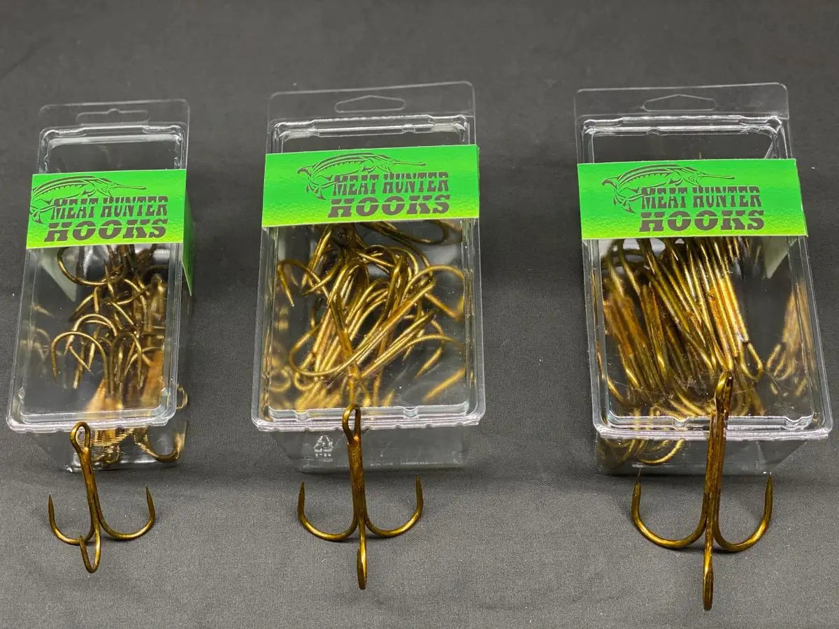 Meat Hunter Barbless Treble Hooks